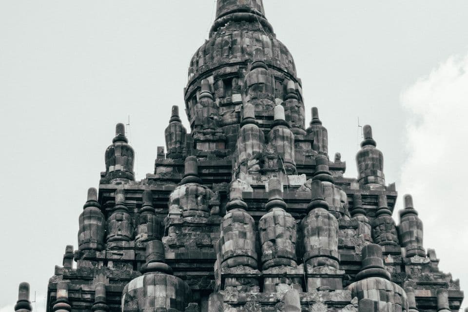 Prambanan temple complex in Central Java, Indonesia