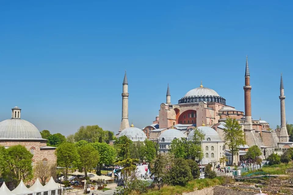 A view of Turkey's layered cityscape and waterfront